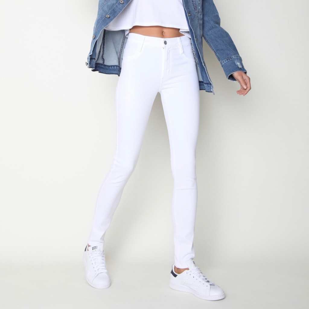 James Jeans Twiggy High Class Skinny High Waist Jean In Frost White  32
